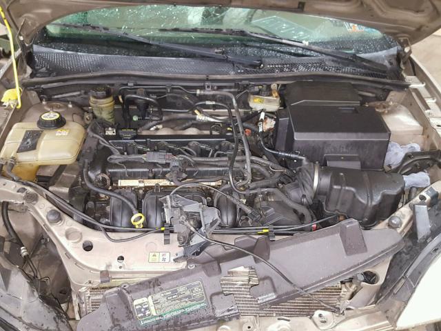 1FAFP34NX5W273437 - 2005 FORD FOCUS ZX4 TAN photo 7