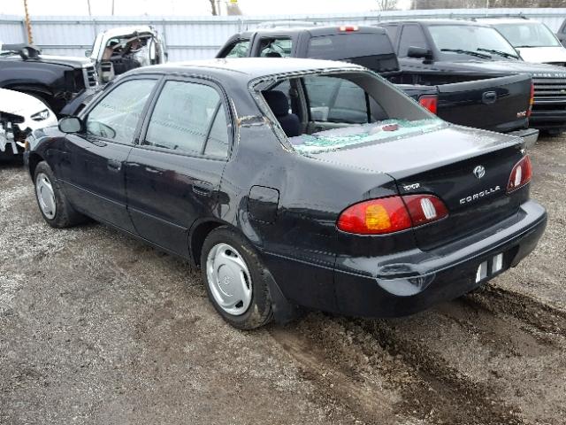 2T1BR12EXXC740619 - 1999 TOYOTA COROLLA VE BLACK photo 3