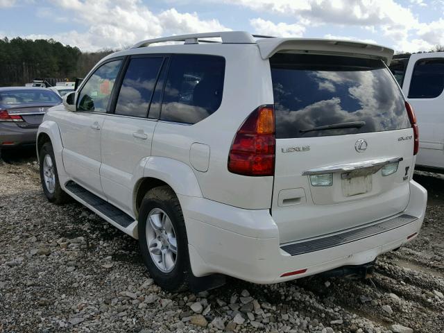 JTJBT20XX50094126 - 2005 LEXUS GX 470 WHITE photo 3