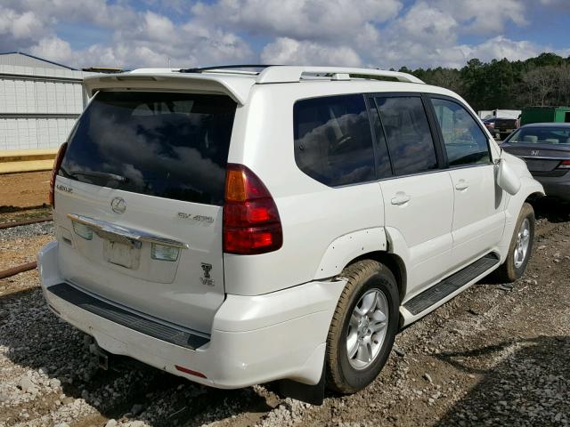 JTJBT20XX50094126 - 2005 LEXUS GX 470 WHITE photo 4