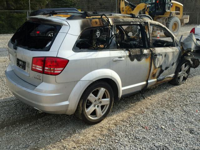 3D4GG57V39T133573 - 2009 DODGE JOURNEY SX SILVER photo 4