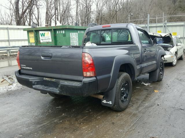 5TFPX4EN0EX023508 - 2014 TOYOTA TACOMA GRAY photo 4