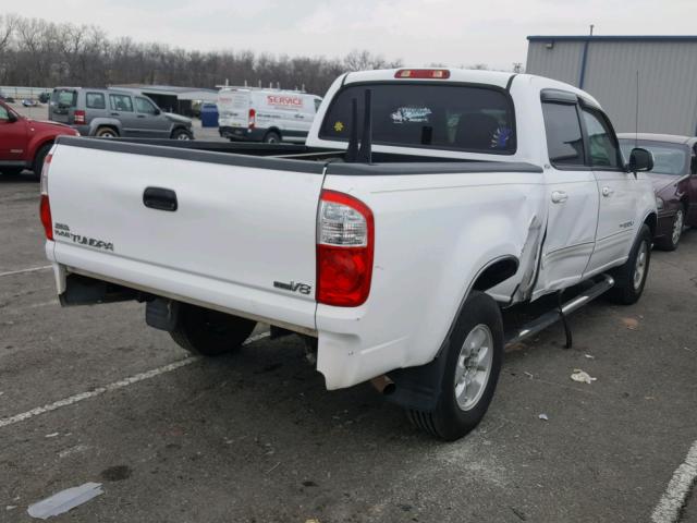 5TBET34126S557959 - 2006 TOYOTA TUNDRA DOU WHITE photo 4