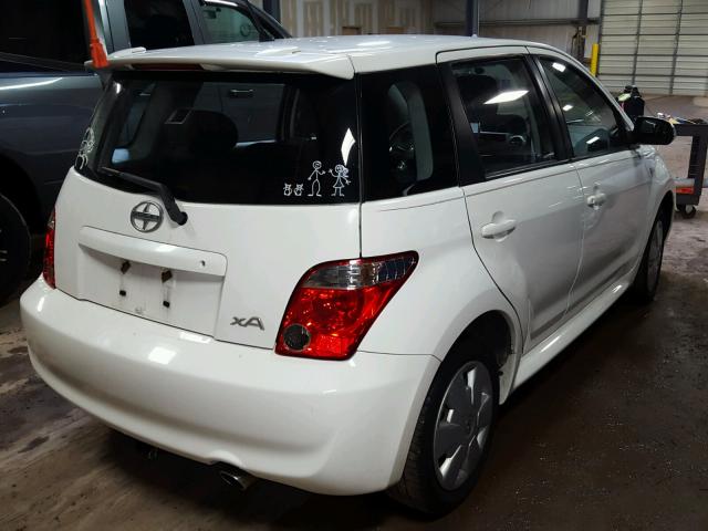 JTKKT624960168367 - 2006 TOYOTA SCION XA WHITE photo 4