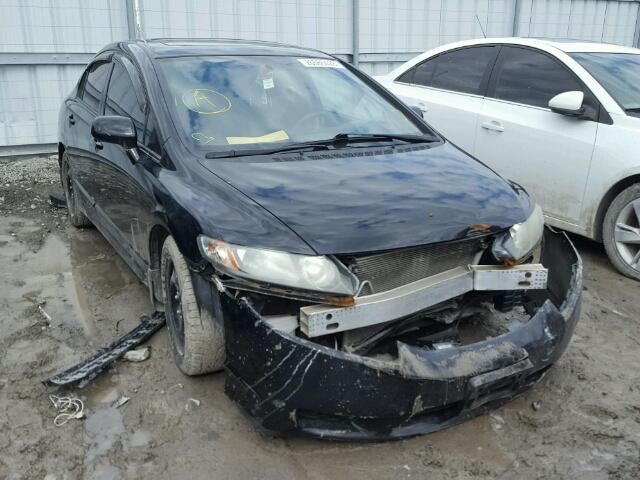 2HGFA1F62AH040541 - 2010 HONDA CIVIC BLACK photo 1