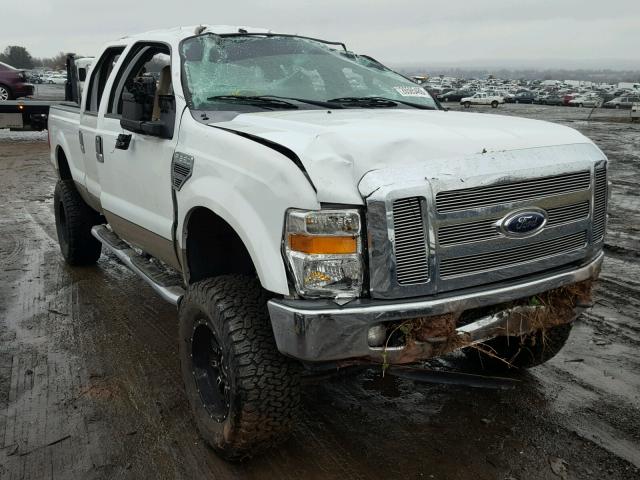 1FTSW21R98EB39560 - 2008 FORD F250 SUPER WHITE photo 1