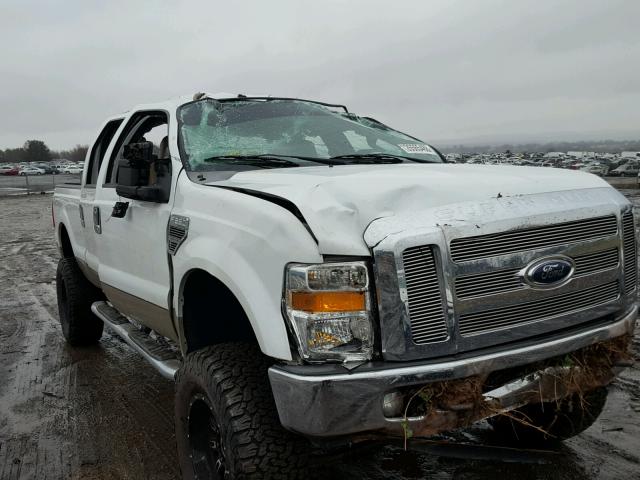 1FTSW21R98EB39560 - 2008 FORD F250 SUPER WHITE photo 9