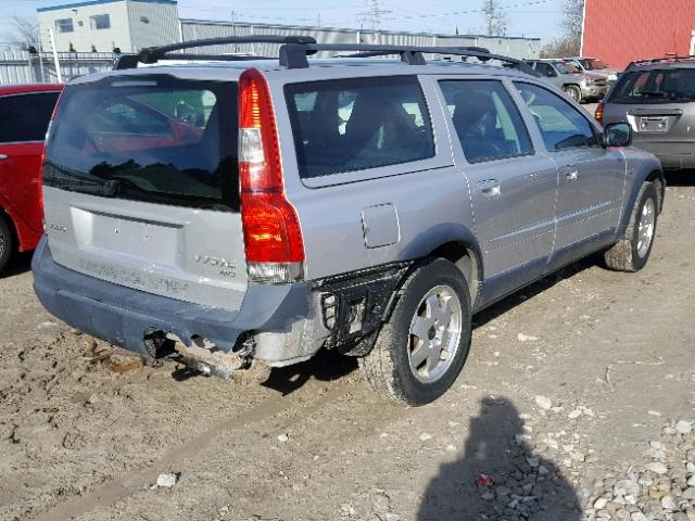 YV1SZ58D821074681 - 2002 VOLVO V70 XC GRAY photo 4