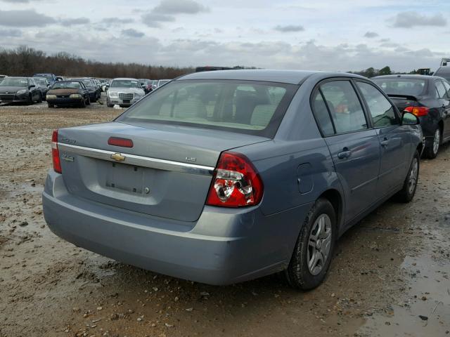 1G1ZS58F87F162790 - 2007 CHEVROLET MALIBU LS BLUE photo 4