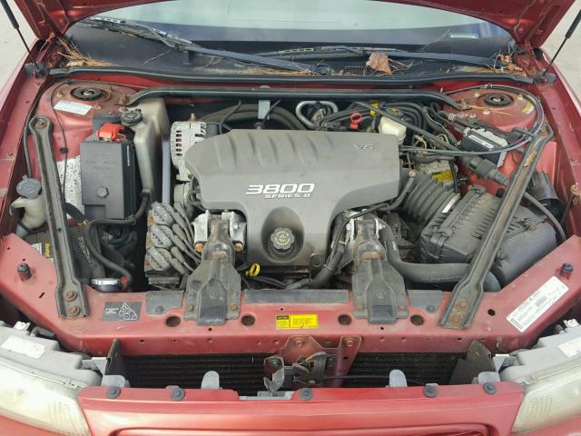 2G4WB52K4X1591914 - 1999 BUICK REGAL LS BURGUNDY photo 7