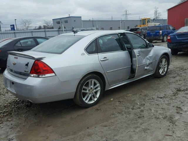 2G1WU57M991153359 - 2009 CHEVROLET IMPALA LTZ SILVER photo 4