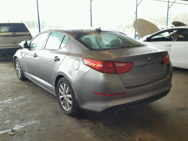 5XXGN4A77EG281903 - 2014 KIA OPTIMA EX GRAY photo 3