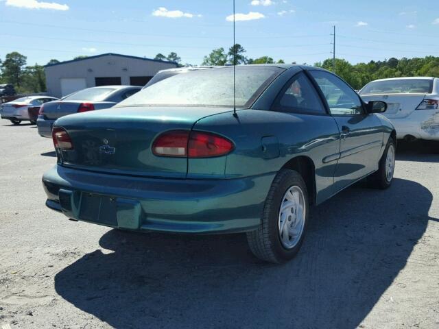 1G1JC124XX7161001 - 1999 CHEVROLET CAVALIER B GREEN photo 4