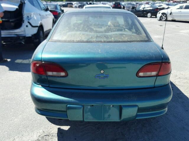 1G1JC124XX7161001 - 1999 CHEVROLET CAVALIER B GREEN photo 9