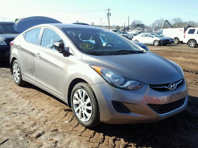 5NPDH4AE9DH154713 - 2013 HYUNDAI ELANTRA GL GRAY photo 1