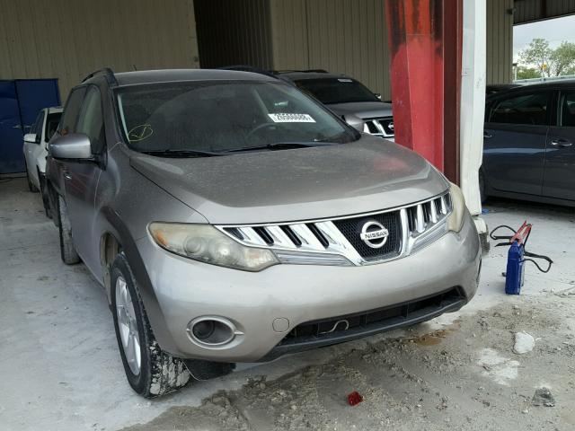 JN8AZ18U09W015393 - 2009 NISSAN MURANO S GRAY photo 1