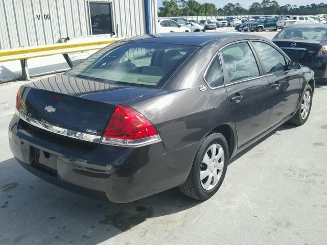 2G1WB58K181245065 - 2008 CHEVROLET IMPALA LS BROWN photo 4