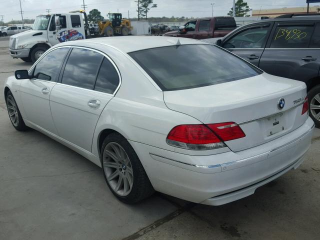 WBAHN83566DT29472 - 2006 BMW 750 LI WHITE photo 3