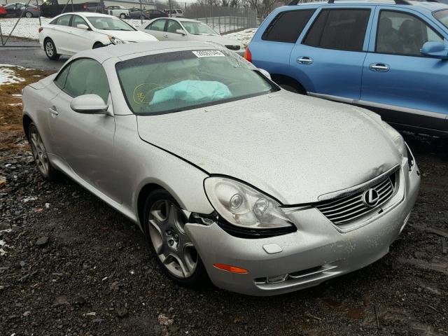 JTHFN48Y069002041 - 2006 LEXUS SC 430 SILVER photo 1