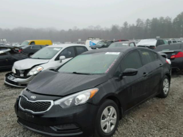 KNAFK4A64F5408900 - 2015 KIA FORTE LX BLACK photo 2