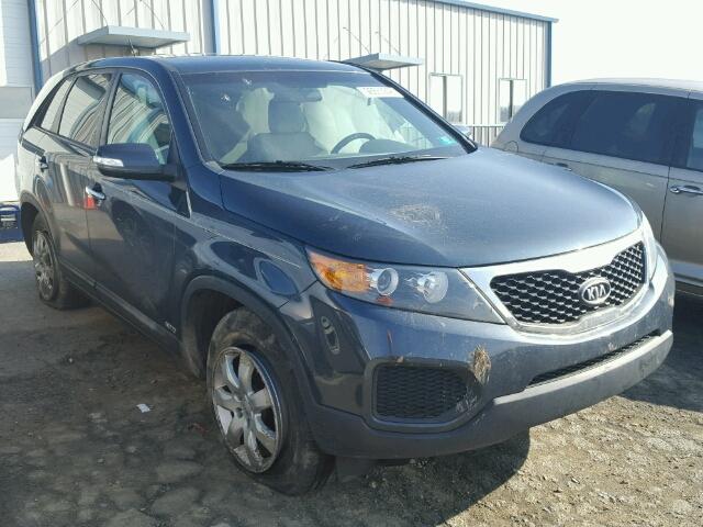 5XYKTCA69CG207876 - 2012 KIA SORENTO BA BLUE photo 1