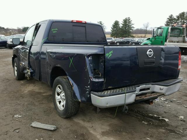 1N6AA06AX6N507420 - 2006 NISSAN TITAN XE BLUE photo 3