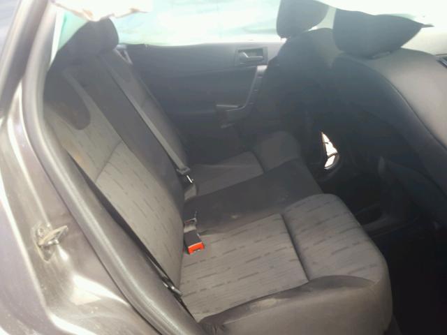 1FAHP35N29W259254 - 2009 FORD FOCUS SE GRAY photo 6