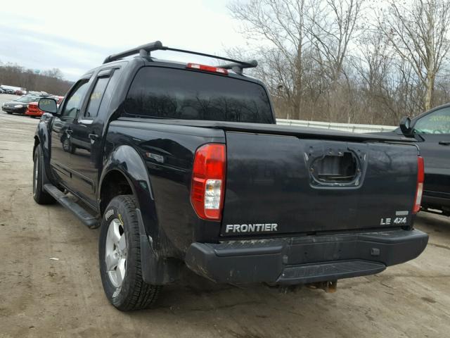 1N6AD07W38C441891 - 2008 NISSAN FRONTIER C BLACK photo 3