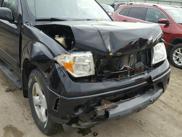 1N6AD07W38C441891 - 2008 NISSAN FRONTIER C BLACK photo 9