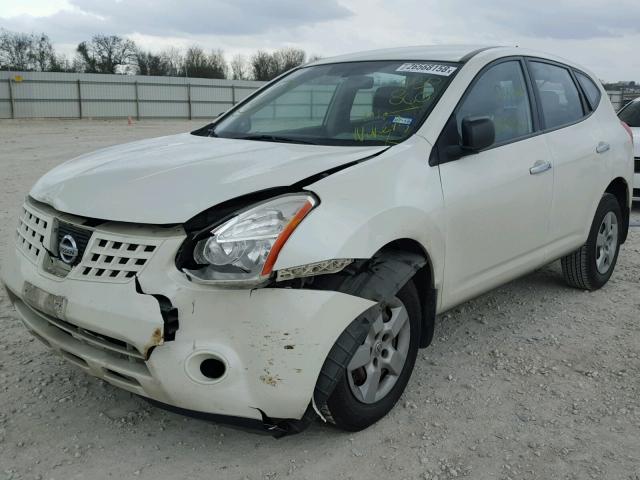 JN8AS5MT7AW030860 - 2010 NISSAN ROGUE S WHITE photo 2