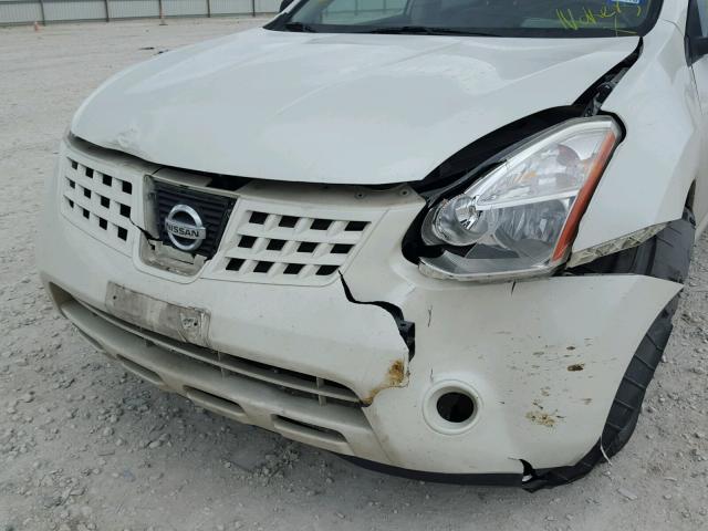 JN8AS5MT7AW030860 - 2010 NISSAN ROGUE S WHITE photo 9