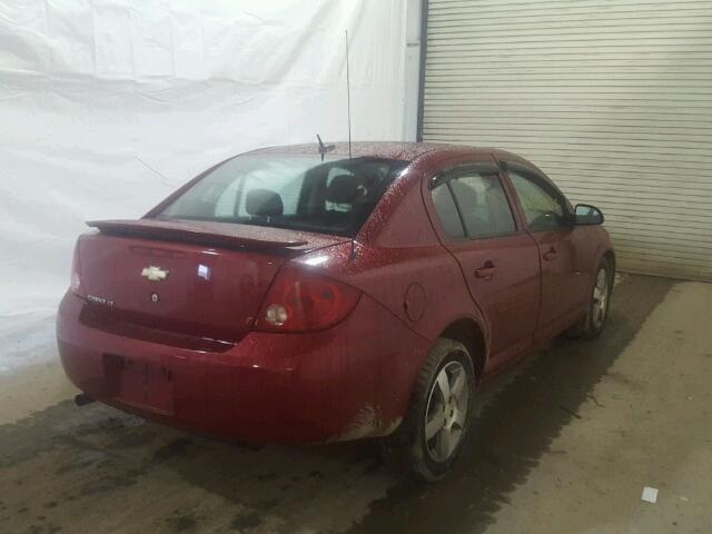 1G1AD5F54A7240663 - 2010 CHEVROLET COBALT 1LT RED photo 4