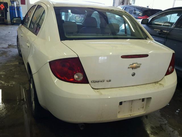 1G1AK55F167651767 - 2006 CHEVROLET COBALT LS WHITE photo 3