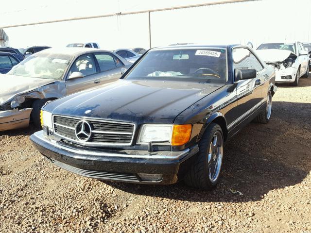 WDBCA45D5JA387913 - 1988 MERCEDES-BENZ 560 SEC BLACK photo 2