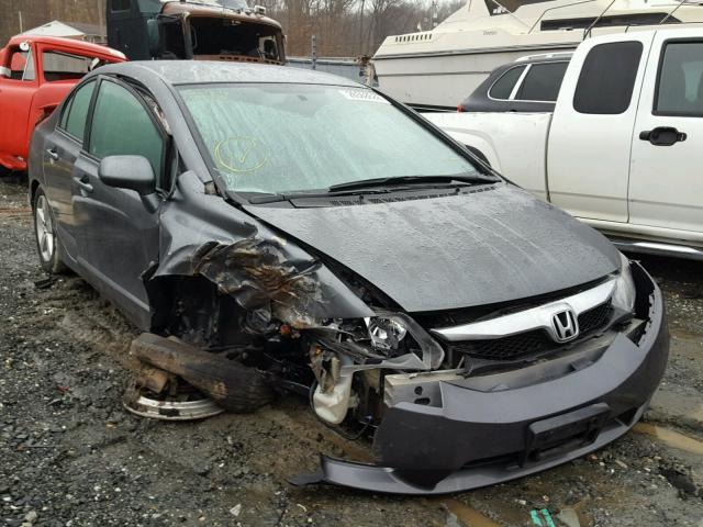 2HGFA1F67AH571069 - 2010 HONDA CIVIC GRAY photo 1