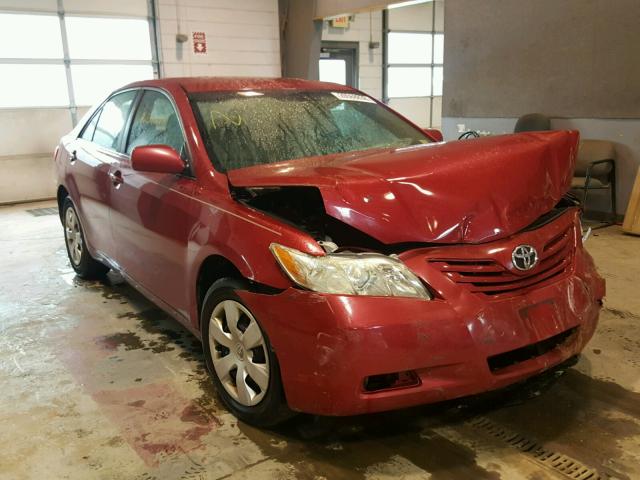 4T1BE46K28U202333 - 2008 TOYOTA CAMRY CE RED photo 1