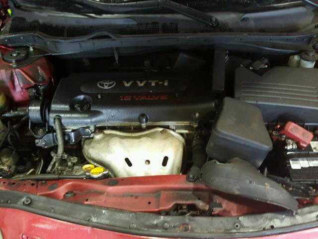 4T1BE46K28U202333 - 2008 TOYOTA CAMRY CE RED photo 7