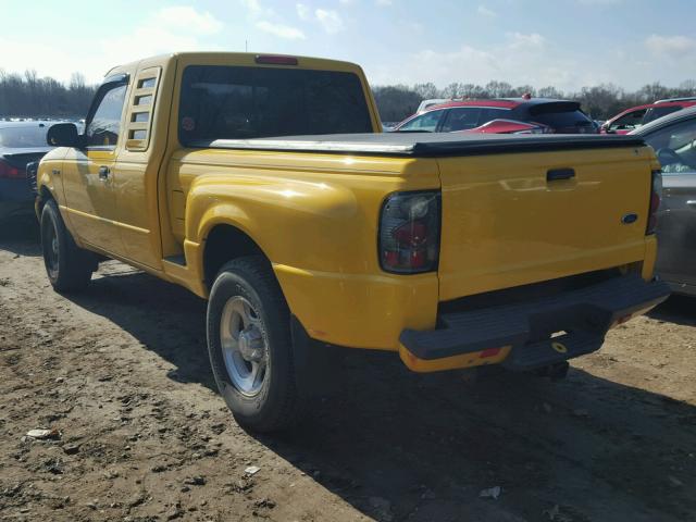 1FTZR15E21TA93708 - 2001 FORD RANGER SUP YELLOW photo 3