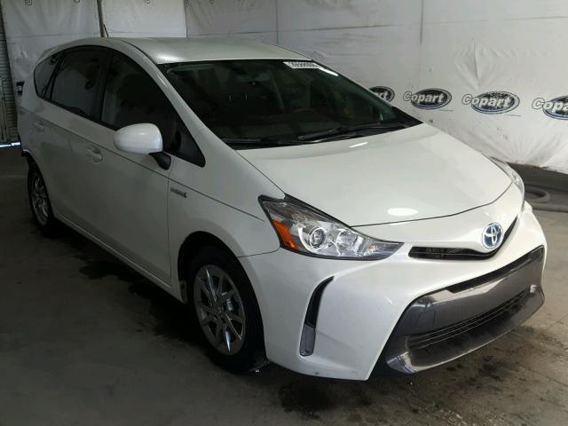 JTDZN3EU5FJ017238 - 2015 TOYOTA PRIUS V WHITE photo 1