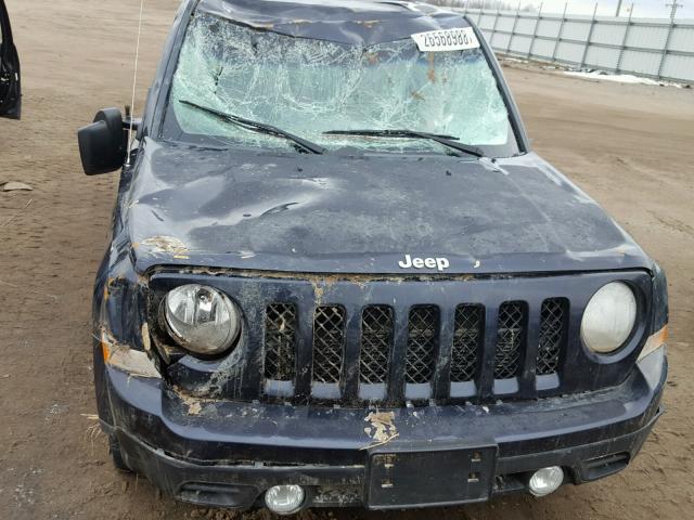 1J4NF1GB0BD101174 - 2011 JEEP PATRIOT SP BLUE photo 9