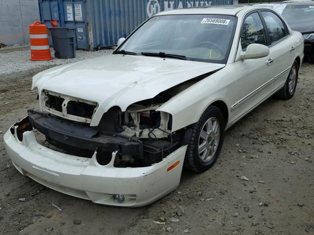 KNAGD126445348352 - 2004 KIA OPTIMA EX CREAM photo 2