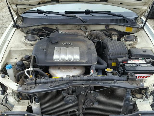 KNAGD126445348352 - 2004 KIA OPTIMA EX CREAM photo 7