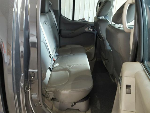 1N6AD0EV9CC469150 - 2012 NISSAN FRONTIER S GRAY photo 6