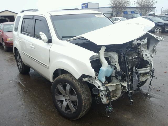 5FNYF4H94CB064270 - 2012 HONDA PILOT TOUR WHITE photo 1