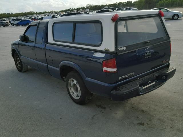 1GTCS1940Y8143885 - 2000 GMC SONOMA BLUE photo 3