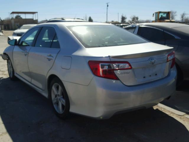 4T1BF1FK9DU281442 - 2013 TOYOTA CAMRY L SILVER photo 3