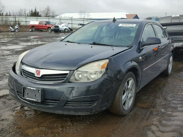 1G8ZS57N88F137643 - 2008 SATURN AURA XE CHARCOAL photo 2