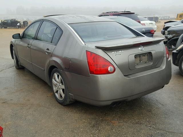 1N4BA41E54C805865 - 2004 NISSAN MAXIMA SE GREEN photo 3