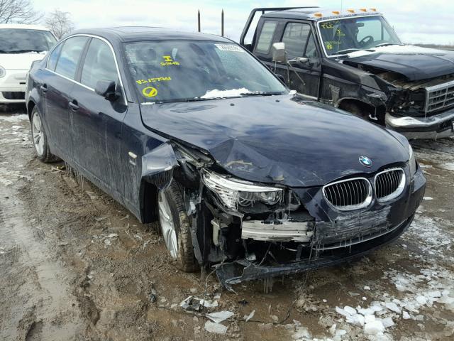 WBANV1C53AC157961 - 2010 BMW 528 XI BLUE photo 1