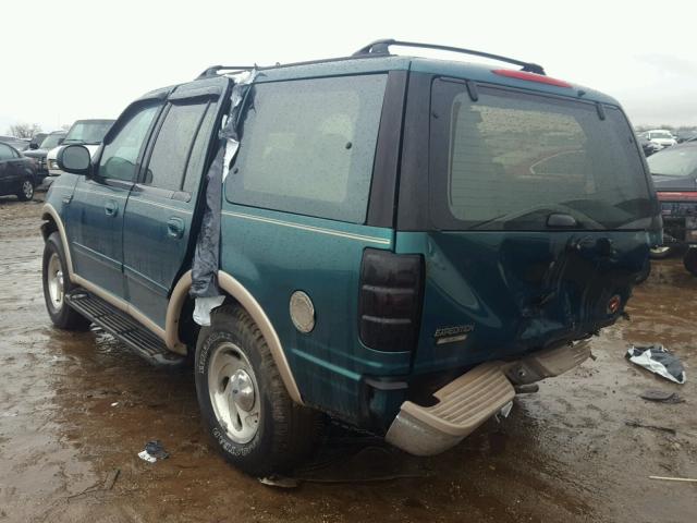 1FMFU18L3VLA70077 - 1997 FORD EXPEDITION GREEN photo 3